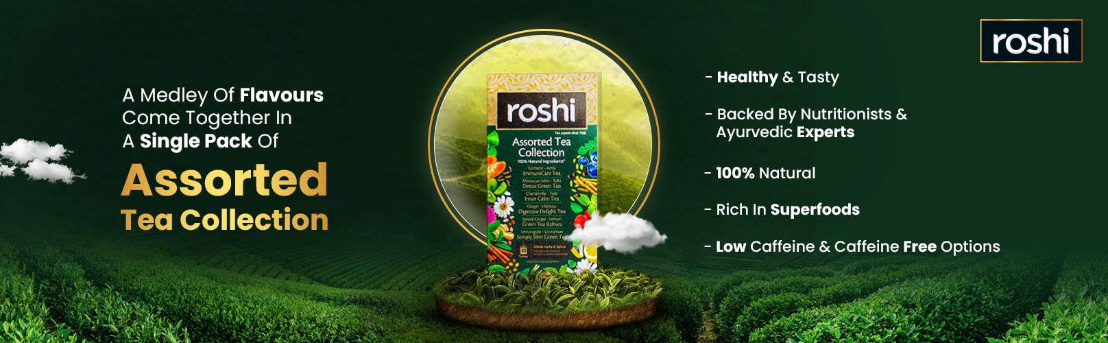 Assorted Tea Collection | Roshi Wellness | Buy Green Tea Online ...