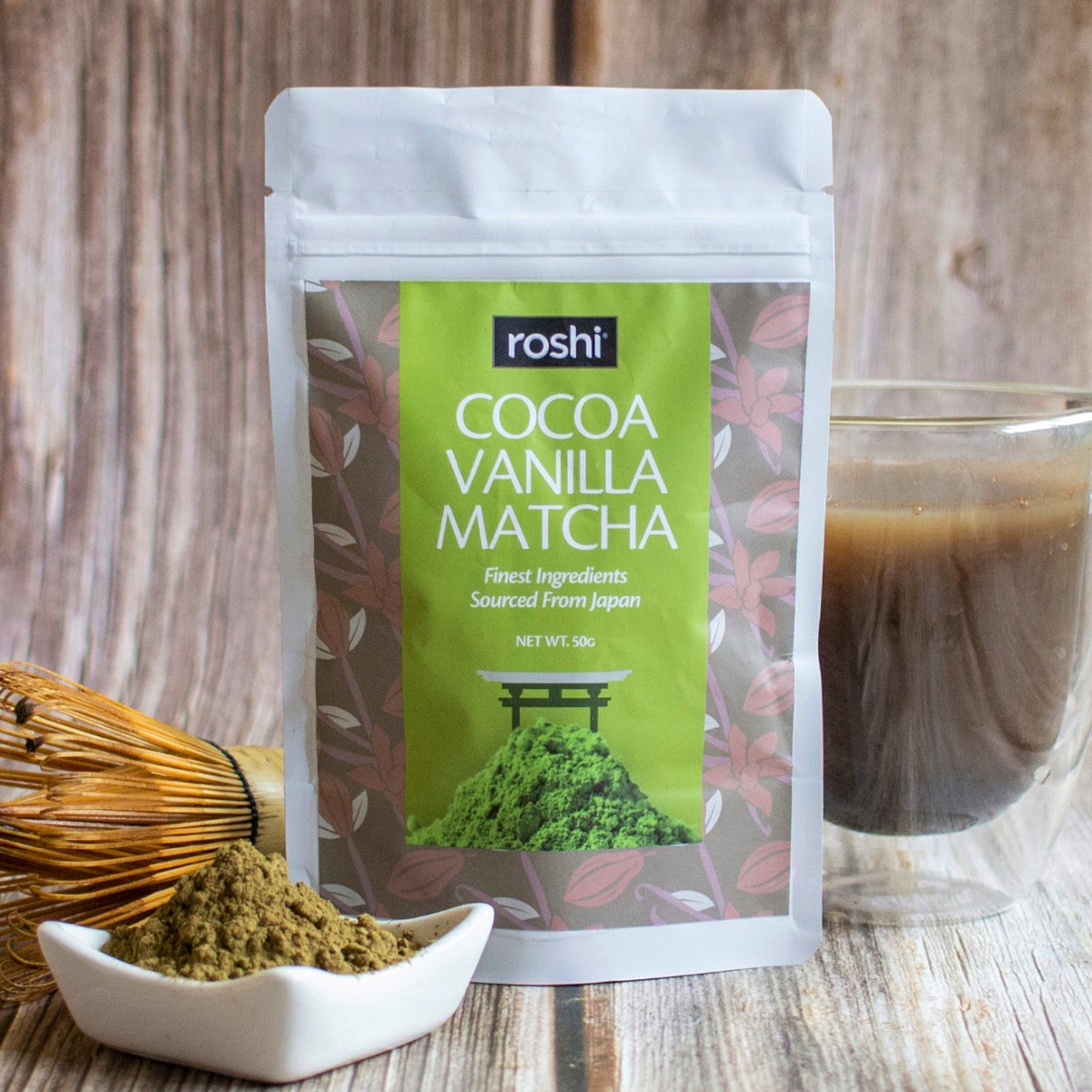 Roshi Cocoa ~ Vanilla Matcha | 50 g